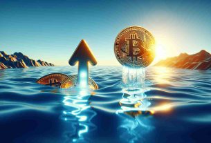 A realistic, high-definition image representing the concept of Bitcoin showing potential for recovery. The image can contain a metaphorical representation of a calmer market, perhaps by showing a tranquil sea or a clear sky. The element of Bitcoin might be represented by a glowing coin with the Bitcoin symbol on it. The coins can appear as though they are bouncing back, representing the upturn or recovery. The entire aesthetic should indicate a calming atmosphere, optimistic outlook, and a sense of financial stability.