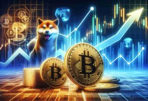 A high-definition, realistic illustration exploring the hypothetical scenario of Bitcoin's value increasing to $1 million and the potential implications on the valuation of Shiba Inu coin. The image should include a graphical illustration of price trends and market sentiment towards these digital currencies. Additionally, it should incorporate symbols representing Bitcoin and Shiba Inu coin.