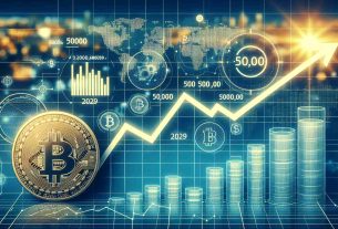 Visually represent an optimistic financial forecast predicting that the value of Bitcoin may reach half a million dollars by 2029. Focus on elements such as a soaring line graph, various Bitcoin symbols, the number 500,000, and the year 2029. Make sure to give it a realistic and high-definition look.