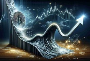 A realistic, high-definition image of the concept of a silver lining in the cryptocurrency market, visualized as a mid-cycle dip. Picture an abstract financial graph with dramatic curves representing the volatility of the crypto market. The deep dip in the middle symbolizes the mid-cycle low point. Emerging from this dip, a silver streak signifies the opportunity and potential growth. Include elements that evoke the world of cryptocurrency, such as digital symbols, code, and maybe a stylized bitcoin. The overall tone should convey optimism amidst uncertainty.