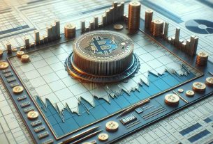 A high-definition, realistic depiction of a visual data representation, perhaps a graph or chart, that shows a record valuation for American Bitcoin mining companies. The graph should be detailed, clearly marked with data points and values, preferably against a sharp, clean background. Please include relevant symbols or logos to depict Bitcoin and the concept of mining.