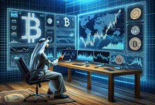 Create an image that realistically portrays the concept of an analyst predicting a potential rise in Bitcoin and Altcoin markets. Show a room with high-tech digital screens displaying charts and data trends. The analyst can be a Middle-Eastern man earnestly studying the graphs. Show Bitcoin and Altcoin symbols prominently on these screens. Have the graphs appear to trend upward to signify the potential rise. This should be a high definition image.