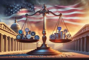 A realistic high-definition image depicting significant shifts in the balance of power within US regulatory oversight sectors. The scene could include symbolic elements such as a giant balance scale, with weights representing different US government regulatory bodies, showing a decisive tilt, set against a historical backdrop.