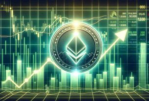 Illustration of a digital crypto token named 'ONDO' positioned for a significant price increase, portrayed through a bullish chart pattern. The backdrop suggests a rising market trend, with price bars and charts glowing in optimistic green hues. All of these elements combine to create a realistic image that captures the anticipation and excitement of financial growth in high definition.