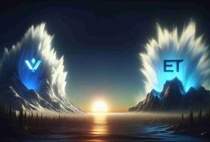 A realistic, high-definition image of two hypothetical Exchange Traded Funds (ETFs) symbolized as 'Avalanche' and 'Aptos'. Each ETF can be represented by a unique logo or symbol. The 'Avalanche' ETF could be portrayed as a powerful, surging snow avalanche, while the 'Aptos' ETF could be symbolized with something reflecting strength and stability, maybe a strong tree or a solid rock. The background should be a horizon, indicating their upcoming potential. A sense of uncertainty and anticipation could be created with the use of dim light or a sunrise.