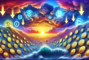 A high-definition, realistic image which metaphorically represents the rising hope for Altcoins amidst a recent market retracement. The image could include a symbolic view of a dawn representing hope, with various Altcoin logos artfully arrayed across the horizon, all in the midst of a stormy financial market represented by downward-pointing arrows signifying the retracement. Please keep in mind that the image should be metaphorical and not present actual market data or coin values.