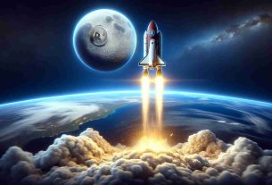 Imagine a highly detailed and realistic digital image that metaphorically represents the potential trajectory of a cryptocurrency coin, symbolized as a rocket, headed towards a moonshot price target of $1,000. The rocket, denoted with an 'X' and a 'P', is taking off from a launchpad on Earth, surging upward through the atmosphere. The blue planet is visible below with its swirling white clouds and vast oceans. Above, lies the dark expanse of space with the moon, illuminated brightly and marked with a figure of $1,000. Powerful flames erupt from the rocket's tail, showing the massive energy required for this ascent.