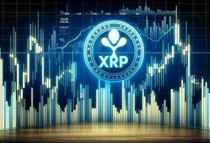 Generate an image of a high-definition stock market graph accurately showing a significant increase in short selling of XRP (a type of cryptocurrency) amid a broader bearish market sentiment. The graph should be detailed and realistic, including typical elements such as timestamps, volumes, price levels, and other relevant indicators.