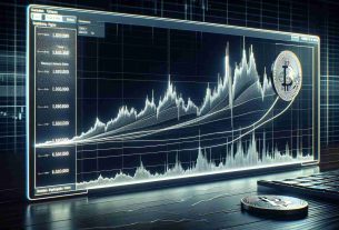 A realistic high-definition image of a chart displaying the predictions for a fictional cryptocurrency, named 'Memecoin'. The chart depicts the coin initially surging dramatically, followed by a continuous downward trend. The chart is detailed and intricate, showcasing a steep initial spike, symbolizing the surge, and then a gradual decline, symbolizing the downward trend. The chart is set against a sleek, clean digital background with modern design elements to emphasize the digital, technological aspect of cryptocurrencies.