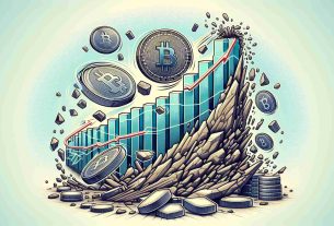 Create a realistic HD image representing the resilience of the value of a theoretical Cryptocurrency, Polkadot, amid various market challenges. The image should symbolize the coin's stability, representing its market value bouncing back despite the downtrend. Possible elements could include a graph showing a resilient rising line against a downward trend, economic turbulence symbols, or a metaphorical strong and sturdy object like a stone pillar or a strong tree withstanding the storm. Please, create this using a digital art style.