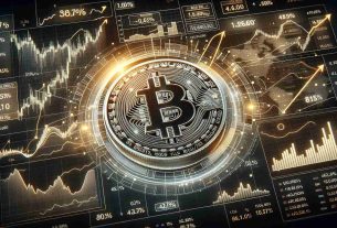 A high-definition realistic image showing the representation of Bitcoin's stability in the market, with graph lines showcasing minor fluctuations. A prominently visualized Bitcoin symbol is at the center, surrounded by informational graphics related to its market performance, including a detailed chart with rising and dipping lines indicating Bitcoin's minor fluctuations. Numbers and percentages represent the gains and losses, while the background elements hint a high-tech financial environment, suggesting the digital nature of cryptocurrencies.