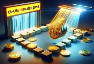 An HD image representing Bitcoin settling in a key on-chain demand zone. The scene should be symbolic and include visual representations of bitcoin and a designated 'zone' depicted as a comfortable, secure area. The 'zone' should be made evident by glowing or radiating visual aspects. Bitcoin should be shown as physical gold coins with the Bitcoin emblem on them. The coins are gravitating towards this 'zone', indicating an attraction or pull. The overall imagery should evoke a sense of security and demand, and should realistically depict the digital cryptocurrency concept.