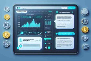 Create a realistic, high-definition image of a generic digital asset exchange proposing cash repayments for creditors. Include an image of the exchange interface with charts and graphs, as well as a dialog box or banner announcing the cash repayment proposal.