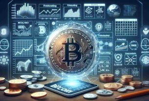 Generate a realistic, high-definition image that captures the concept of anticipating Bitcoin's future trends. Include elements such as Bitcoin logos, financial charts, forecasting analytics, important dates marked on a calendar, and other relevant symbols of potential future events.