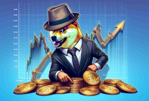 Generate a realistic HD quality image, showing the concept of a persistent downtrend for a meme-based cryptocurrency, symbolized with a dog wearing a hat.