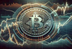 High-definition realistic depiction of a chart showing Bitcoin market oscillations. The chart is intricately detailed, displaying the ups and downs of Bitcoin prices over time. On the chart, a faint watermark of the logo of Bitvavo, a prominent cryptocurrency exchange, is visible. The overall image is set against a dynamic, tech-inspired background, conveying the high-paced, digital world of cryptocurrency trading.