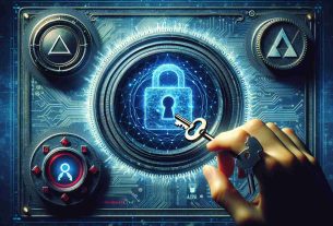 Generate a realistic high definition image depicting a scene of unlocking exclusive knowledge. Show an abstract concept of cryptography with symbols, codes, and keys. Also portray a concept of membership, perhaps by featuring a card or a distinctive badge symbolizing Alpha status.