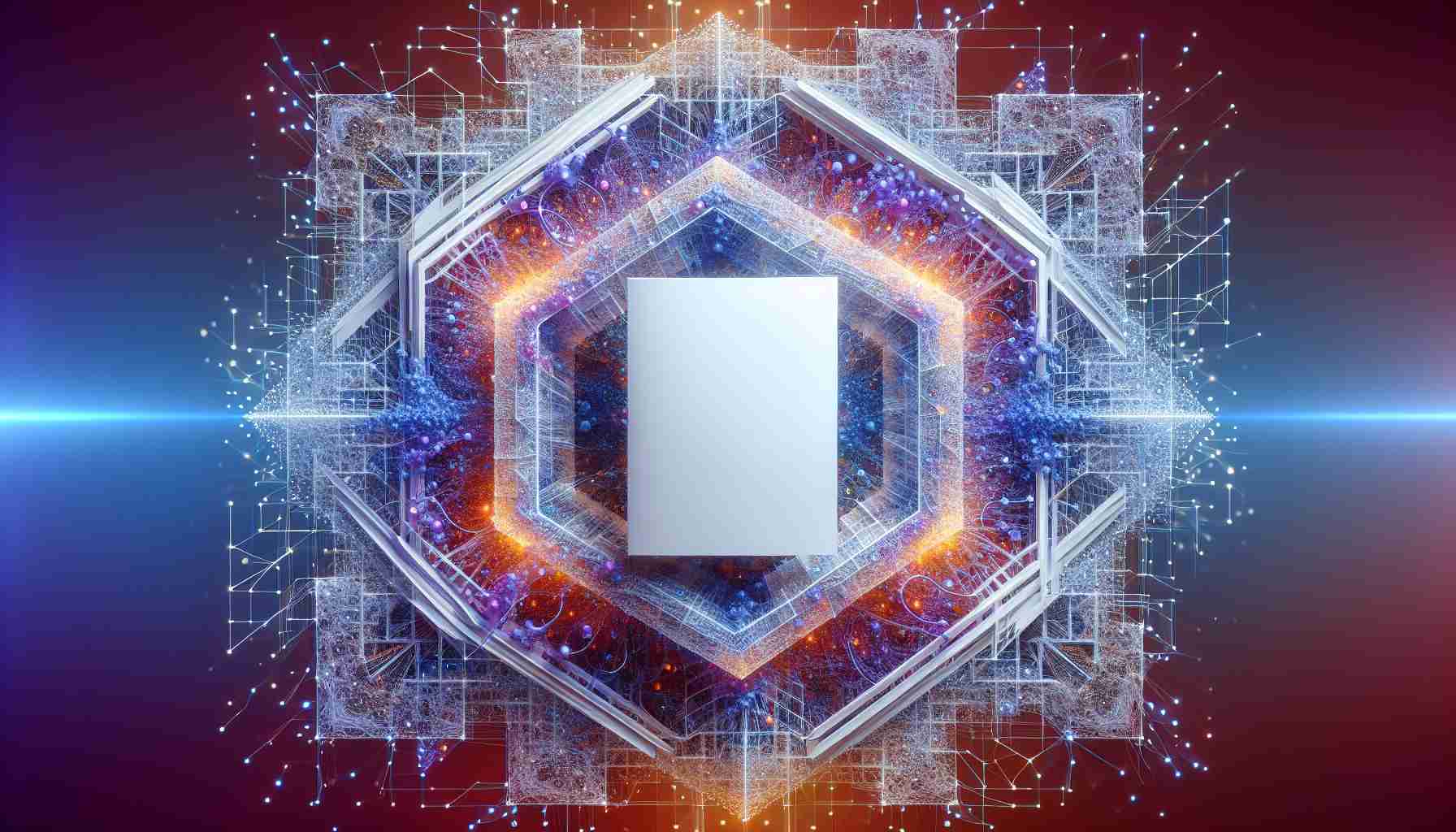 Generate a visually appealing, high-definition image representing the unveiling of a breakthrough in scalability by a blockchain technology company named Artela. This revelation should be represented metaphorically, with complex interconnected patterns that symbolize the high scalability of blockchain technology. A pristine white document should be in the center, symbolizing the latest whitepaper that encapsulates all the technological advancements.