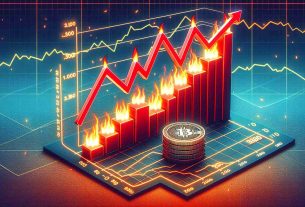 High-resolution photo of a stylized line graph showing a rapid increase in the burning of a fictional SHIB cryptocurrency tokens, with the value still continuing its descent. The graph line should be different shades of red, indicating the downward trend in value, while increasing height of the bar chart in the background symbolizes the growing number of token burns. Please also include both x and y-axes marked with suitable scales to represent time and quantity respectively.