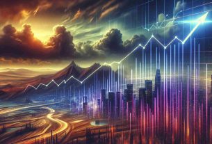 Generate a realistic, high-definition image showing a drastic surge in the liquidation values in the Solana crypto market, symbolized by a graph with a sharp upward curve. Also, include a visual metaphor for the lack of optimism, such as a dusky or cloudy sky.