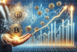 Please generate a high-definition, realistic image representing a weekly cryptocurrency market recap. Show the concept of Bitcoin experiencing a downturn while a fictitious currency named 'Toncoin' is skyrocketing to unprecedented levels. Include suitable graphics such as line graphs and bar charts to visually narrate the market trends.