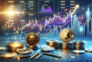 Realistic high-definition image illustrating positive momentum in the cryptocurrency market, with key digital currencies finding support. The scene includes elements such as charts trending upwards, coins symbolizing different cryptocurrencies, and various indicators exhibiting a positive outlook.