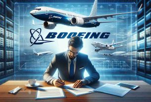 A realistic HD image illustrating the news headline 'Boeing Announces Acquisition of Spirit AeroSystems for $4.7 Billion'. Feature the logo of Boeing prominently in the forefront, with an executive signing papers on a desk against a backdrop of Spirit AeroSystems logo. Also, incorporate visuals of planes and an indication of the large amount being transacted, possibly through a text overlay or digital screen. No identifiable personal or copyrighted features should be included.