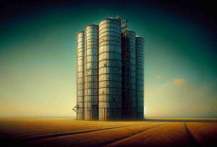 Generate a high definition, realistic image that depicts the intriguing theme of 'Intrigue Unveiled: Unraveling the Enigma of the Enigmatic Silo'. Picture an old, mysterious, standing-alone silo located in vast open fields. It should convey a sense of intrigue, as though the silo holds many secrets waiting to be discovered. The image should contain nuanced details that convey a sense of suspense, enigma, and excitement.