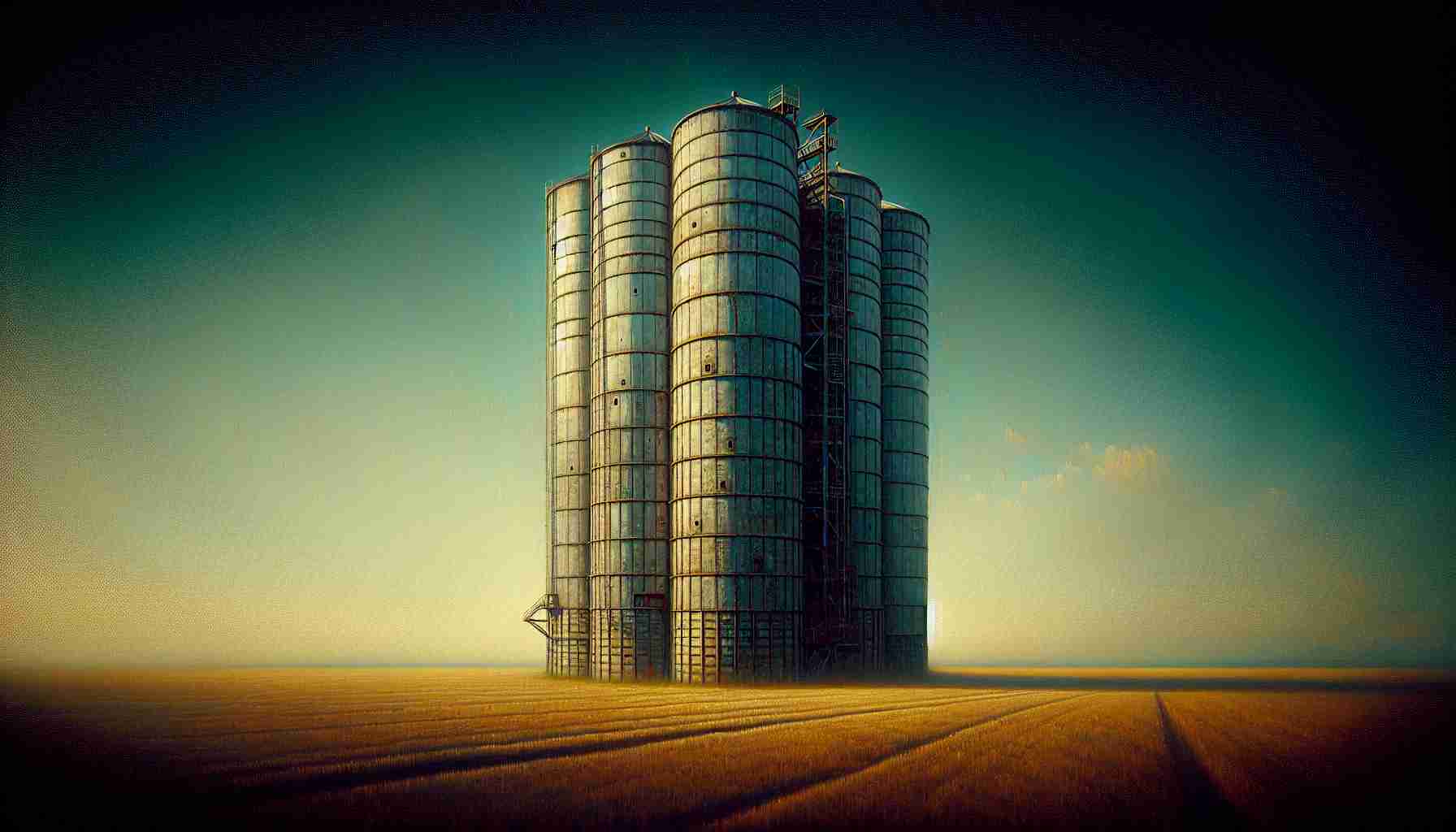 Generate a high definition, realistic image that depicts the intriguing theme of 'Intrigue Unveiled: Unraveling the Enigma of the Enigmatic Silo'. Picture an old, mysterious, standing-alone silo located in vast open fields. It should convey a sense of intrigue, as though the silo holds many secrets waiting to be discovered. The image should contain nuanced details that convey a sense of suspense, enigma, and excitement.