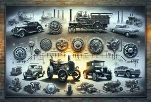 Create a realistic high-definition picture that visually represents the evolution of diesel power. It should feature a timeline showcasing key milestones in diesel technology, from its inception with simple, large machines to the incorporation of modern, sophisticated technology. Some key elements could include an early diesel engine, like the one invented by Rudolf Diesel, a mid-20th-century truck engine, and a modern high-efficiency car engine. Enhancements and improvements should be clearly visible as the timeline progresses, emphasizing how the industry has pushed the boundaries over time.